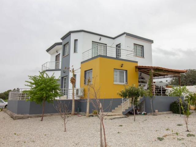 4+1 Detached House in Tatlısu in a Large Garden + Mountain and Sea View + Walking distance to the sea