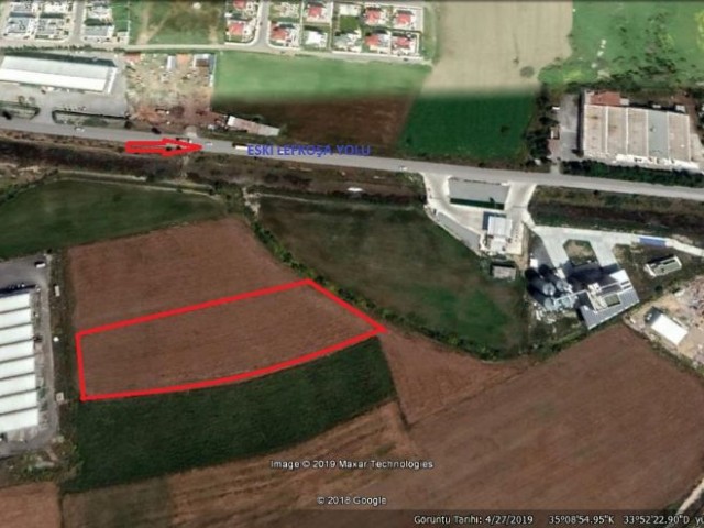 FAMAGUSTA TUZLA IS A FIELD FOR SALE ON THE OLD NICOSIA ROAD. ** 