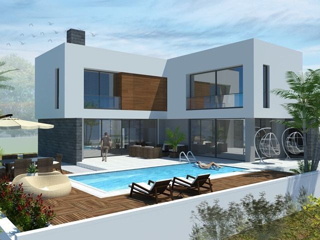 HP2556-b MODERN 4-BEDROOM VILLA WITH PRIVATE BALCONY - CATALKOY ** 