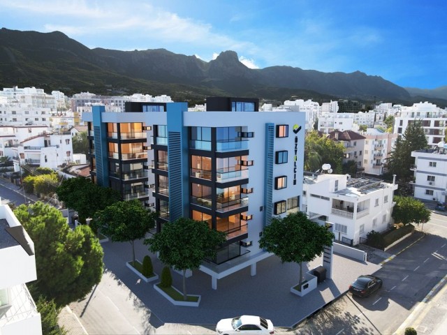 TRNC Kyrenia 2 + 1 Luxuswohnungen zum Verkauf mit Zahlungsplan im Zentrum ** 