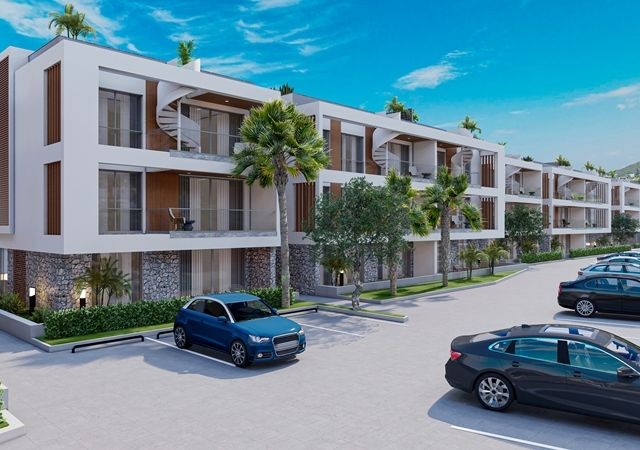 2+1 Luxus-Wohnung Zum Verkauf In Zypern Kyrenia Alsancak ** 