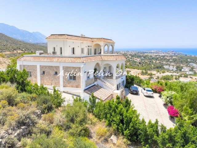 Zypern Kyrenia Edremit Zu Verkaufen 4 + 1 Villa Mit Meerblick ** 