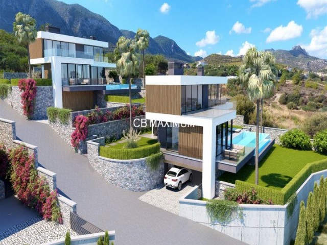 Cyprus Kyrenia Bellapaiste 4+1 Villas with Turkish Cob for Sale ** 