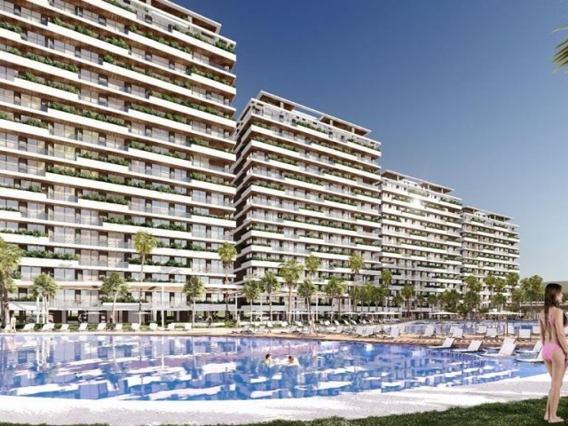 Cyprus, 1+0 Apartments for Sale in Iskele Long Beach ** 