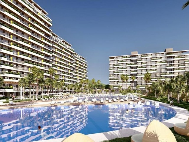 3+ 1 Apartments for Sale in Iskele Long Beach, TRNC ** 