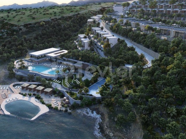 Beachfront 1+1 Apartments for Sale in Cyprus Kyrenia Esentepe Region