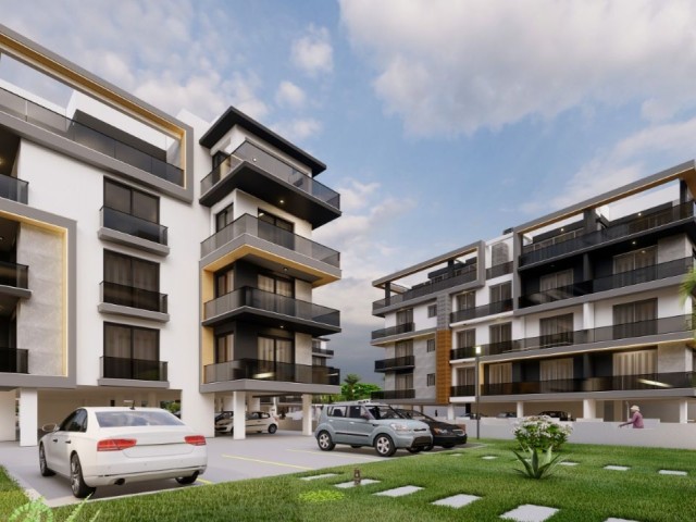 3+1 Residenzwohnungen zum Verkauf mit Zahlungsplan innerhalb des Komplexes in Kyrenia, TRNC
