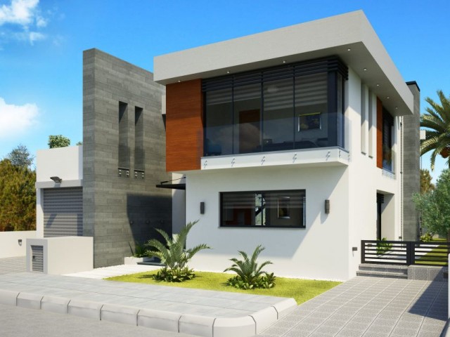 3+1 Villas within Secure Complex for Sale in Ozankoy Kyrenia Northern Cyprus