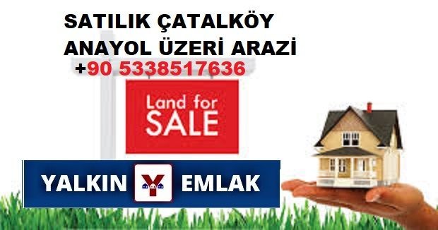 3 ACRES OF LAND FOR SALE IN A COMMERCIAL SHOP ON THE KYRENIA ÇATALKÖY HIGHWAY ** 