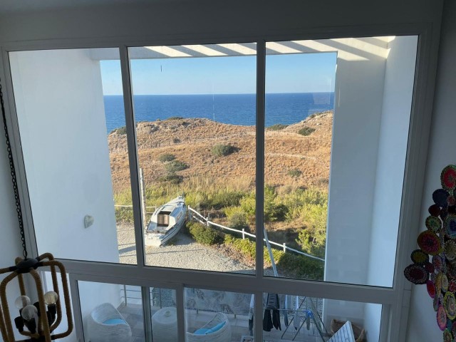 1+1 flat for sale in Esentepe, Unbreakable Sea view