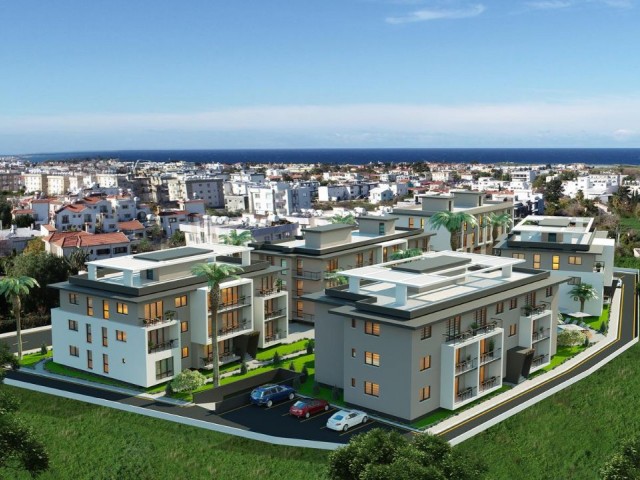 1+1 apartments for salect in Alsancak, in a new project