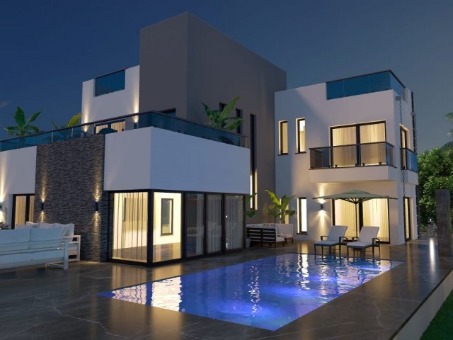 Luxury 4+1 villas for sale in Lapta