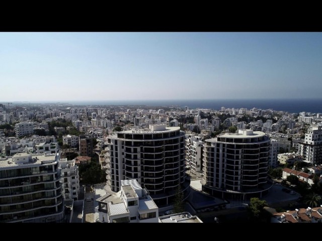 Luxurious 2+1 Residence apartment for sale in Girne Center,  Sea and Mountain View 