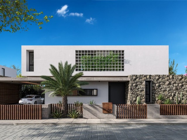 Zu verkaufen Moderne luxuriöse freistehende 4+1 Villa mit privatem Pool.  Kyrenia Bellapais Region