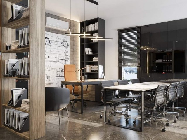 Продажа современных роскошных офисов открытой планировки с коммерческим разрешением, центральный район Кирении