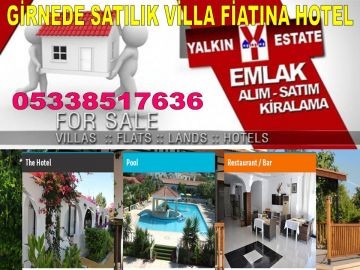 VILLA FIATINA FOR SALE IN KYRENIA WORKS IN VERY GOOD CONDITION HOTEL - 05338517636 - 05428517636 ** 