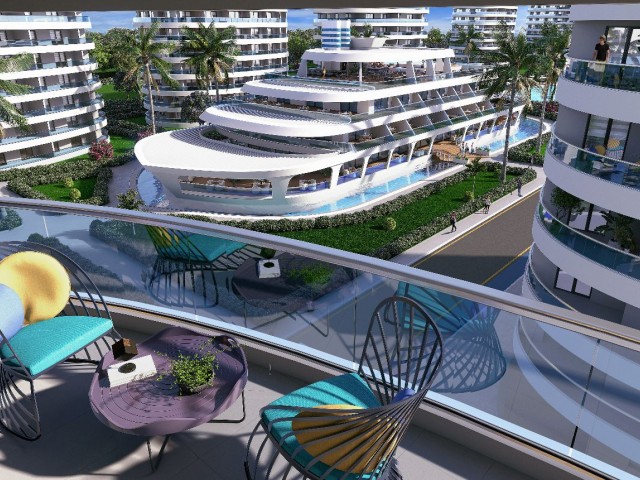 ISKELE LONG BEACH AREA NEW OCEAN LIFE PROJECT 1+1 APARTMENTS FOR SALE WITHIN WALKING DISTANCE TO THE SEA (0533 871 6180)