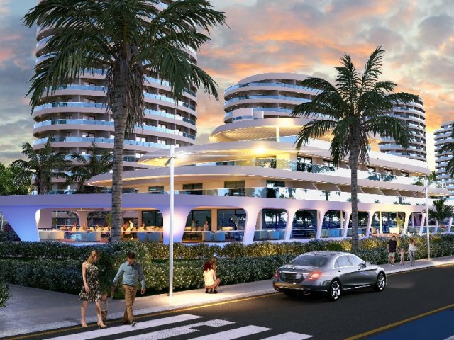 ISKELE LONG BEACH AREA NEW OCEAN LIFE PROJECT 2+1 APARTMENTS FOR SALE WITHIN WALKING DISTANCE TO THE