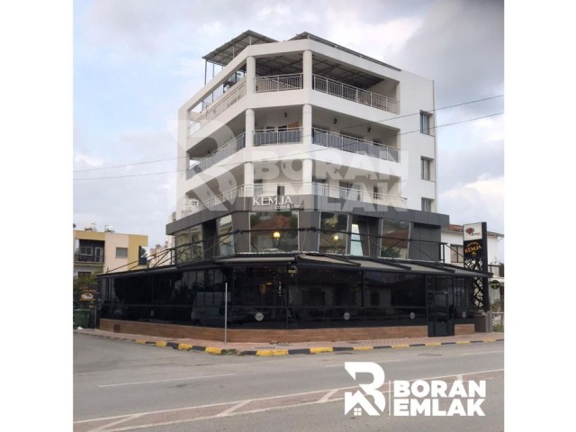 Complete Building for Sale on the Main Street in Lefkosa Yenisehir, Workplace and 12 Floor Permitted Land Next to It 