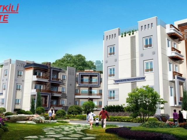 2 +1 Apartments for sale in Kyrenia Alsancak district(Under construction) ** 