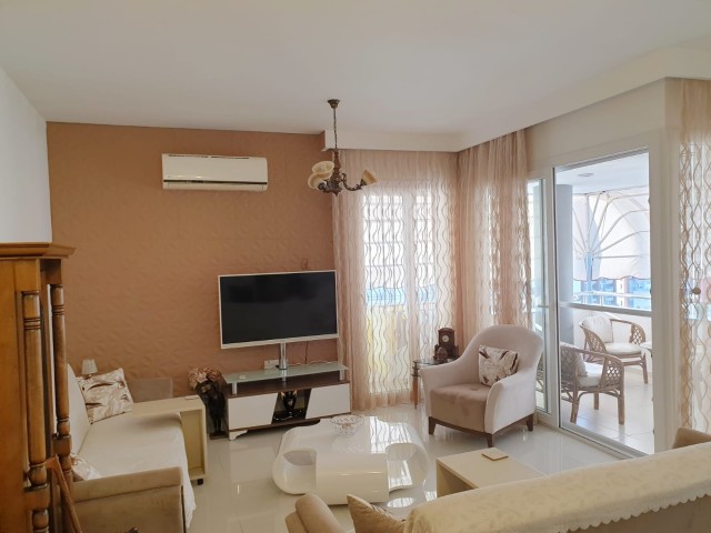 2+1 For Rent In The Complex With Pool In The Center Of Kyrenia