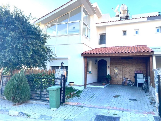 Turkish owned twin villas for sale in Kyrenia Bogaz with detached garden, closed garage, green area on both sides and separate kitchen  ** 