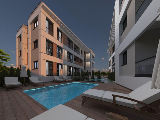 Mountain and Sea View Residential 2+1, 3+1 Project in Kyrenia Lapta Region