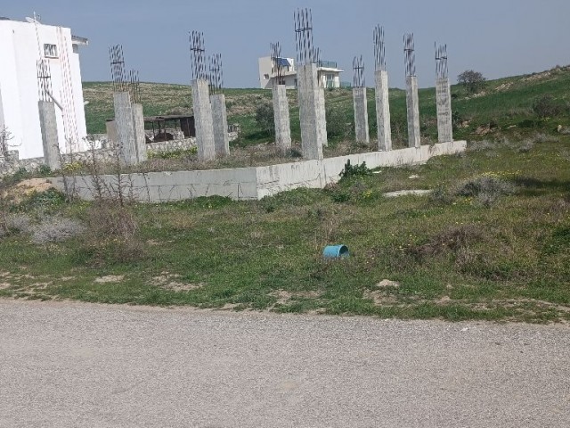 Half construction for sale in Dağyolu (fota) village of Kyrenia 