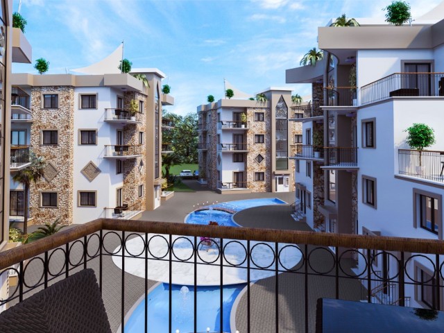 3 + 1 Apartment with pool in Alsancak ** 
