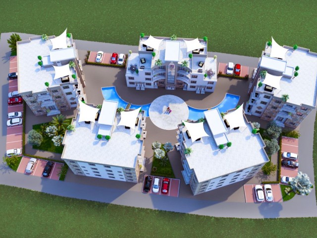 3 + 1 Apartment with pool in Alsancak ** 