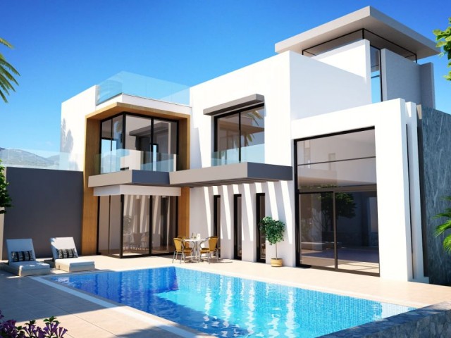 3+1 Luxury Villas for Sale in Karsiyaka, Kyrenia