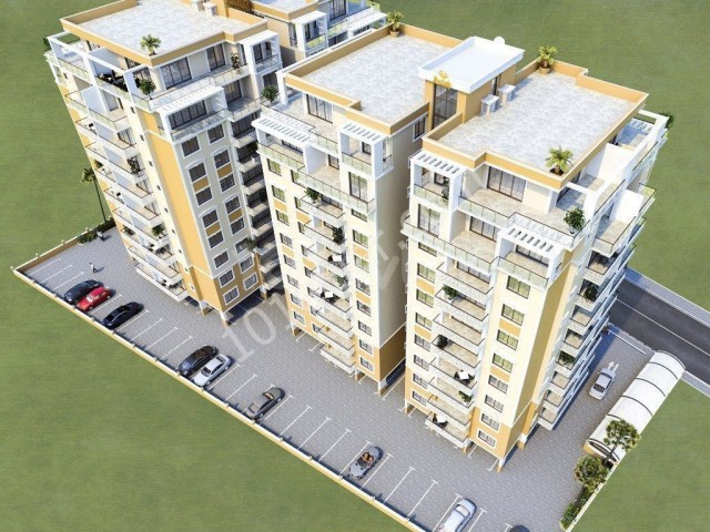 2+1 and 3+1 Luxury Apartments for Sale in Kyrenia Center. . . Unbanked, Interest-Free Installments