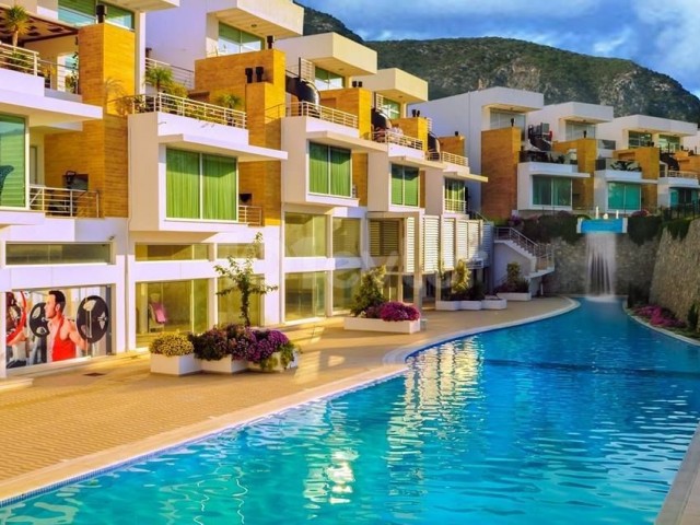For Sale in Kyrenia Doğanköy, 3+1 Duplex in a Complex with Pool (Opportunity Apartment)
