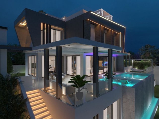 Girne Merkez'de Projeden Satılık Ultra Lüx  4+1  Villalar