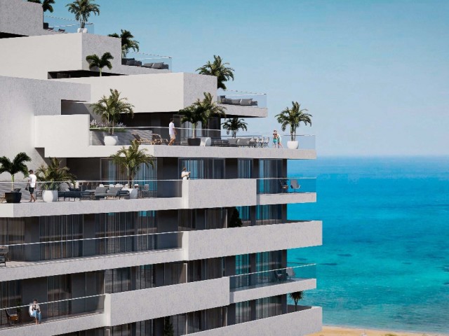 Studio Apartment - Prestigious resort residence on the coastlines of Long Beach in Iskele