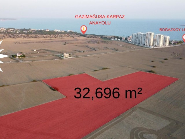 ! Investment Opportunity ! Iskele Bogazkoy Sea 600M Land for Sale