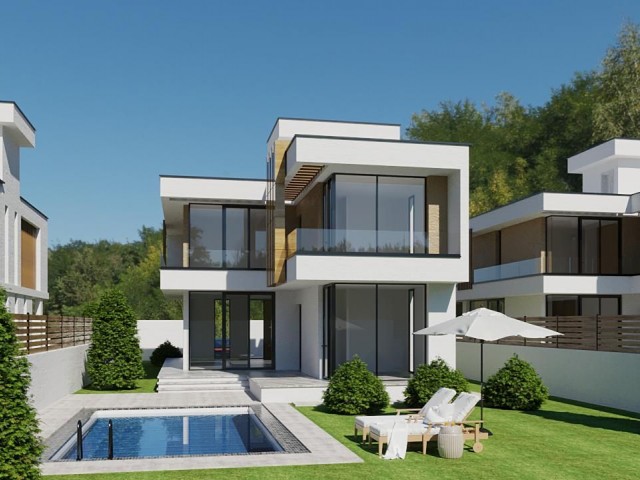 Girne Ozanköy under construction ,deliver time 1st September 2023.4 bedroom, with pool and 650m2 pri