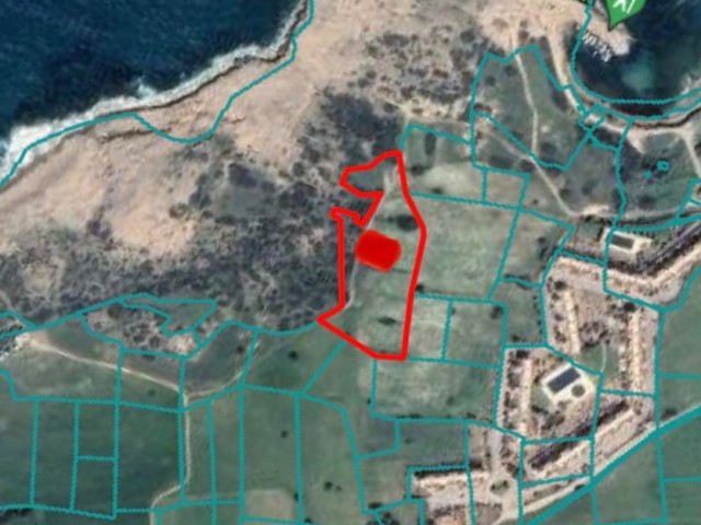 LAND FOR SALE suitable for villa construction with sea view in Tatlısuda from the sea