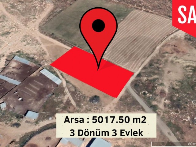 3 acres 3 houses land for sale in Mevlevide