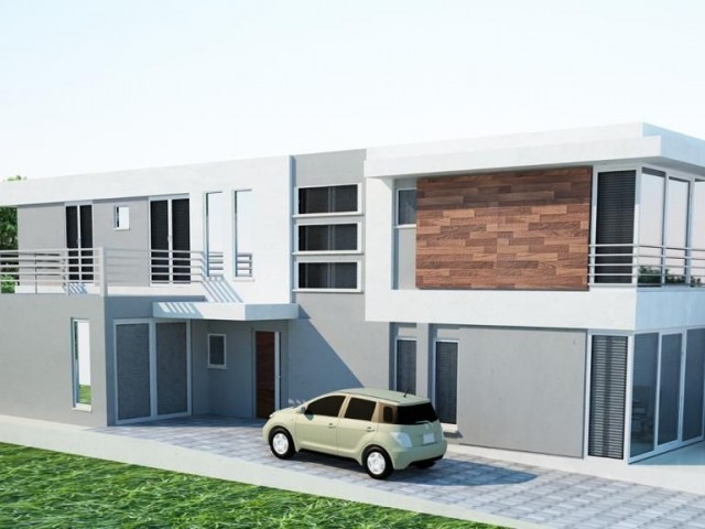 Luxury Villas for Sale in the Project Phase in Batıkent, Nicosia