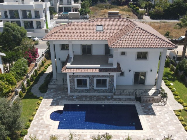 Luxury Villa with Private Pool and Mountain and Sea Views for Sale in Kyrenia Alsancak