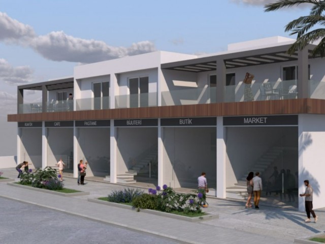 INVESTMENT OPPORTUNITY SHOP FOR SALE FROM THE PROJECT ON GİRNE LAPTO ROAD