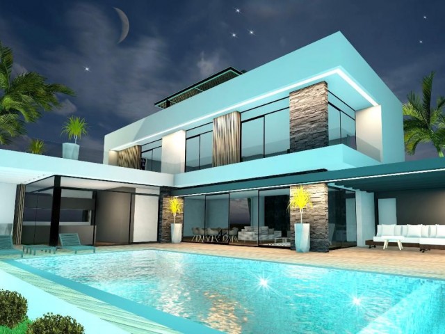 Luxury 4 bedroom villa with private pool in Alsancak