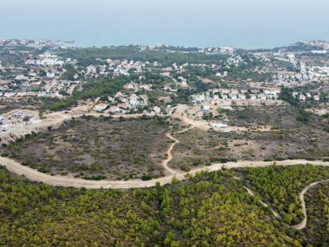 6 Acres of Sea View Land for Sale in Alsancak with Forest Land Behind Suitable for Villa Construction !!!