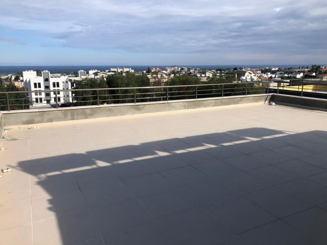 2 bedroom penthouse at a very good location of Alsancak 90sqm +45sqm private roof terrace just finished all VAT paid ** 