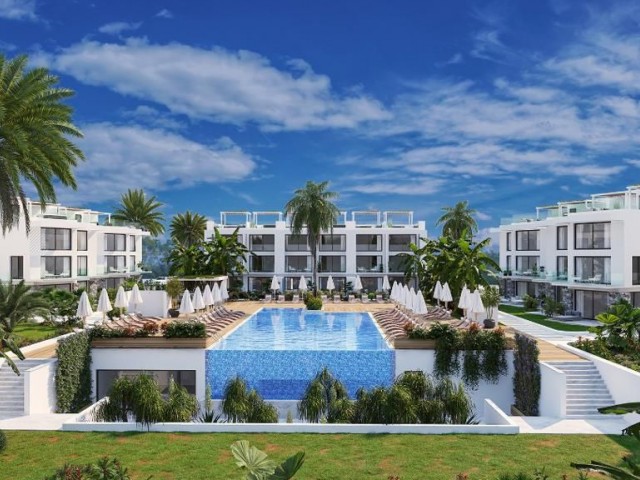 1 BEDROOM APARTMENTS IN TATLISU, CYPRUS LUXURIOUS PROJECT !! 250M TO THE SEA !!