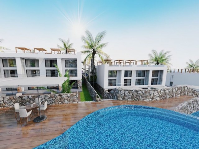 2 BEDROOM APARTMENT FOR SALE IN KYRENIA BAHCELI !! 400M TO THE SEA !!