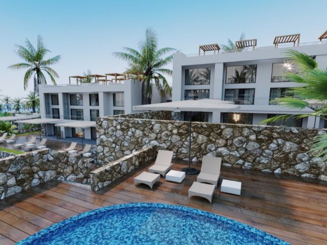 2 BEDROOM APARTMENT FOR SALE IN KYRENIA BAHCELI !! 400M TO THE SEA !!