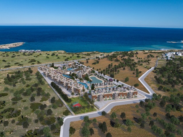 1 BEDROOM FOR SALE IN A NEW PROJECT !! IN FRONT OF THE MARINA PROJECT IN ESENTEPE, KYRENIA !!