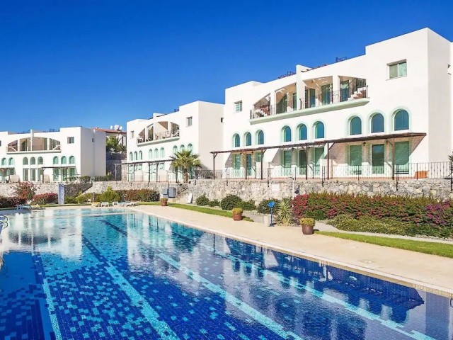2 BEDROOM PENTHOUSE APARTMENT FOR SALE IN KYRENIA BAHCELI !! WITH POOL AND TENNIS COURT ON SITE !!